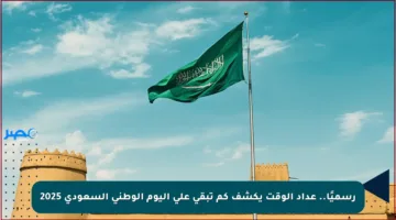 رسميًا.. عداد الوقت يكشف كم تبقى على اليوم الوطني السعودي 2025